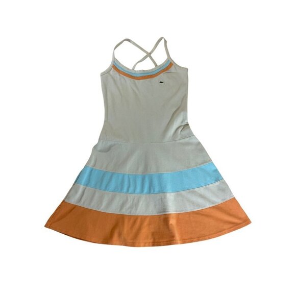 Lacoste Women's Strappy Athletic Multi Color Sundress - 38 (US Size 7) - Picture 6 of 13